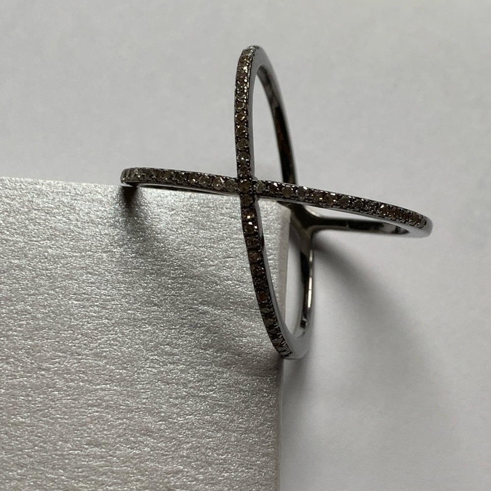 Diamond X ring oxidized . 7.5